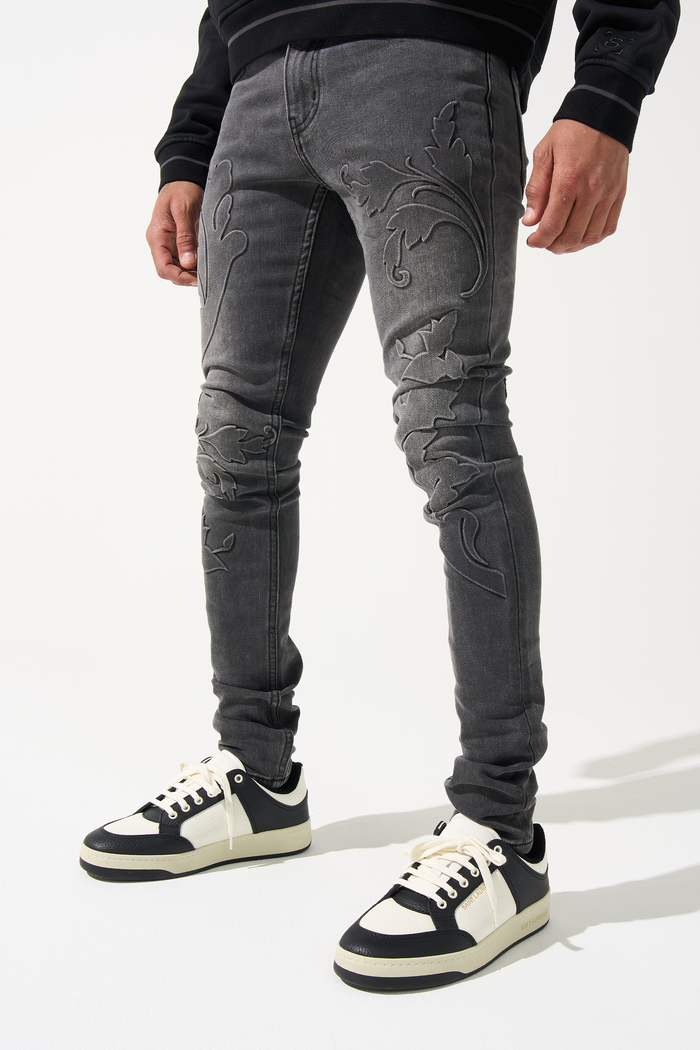 "ROME" Black Jeans