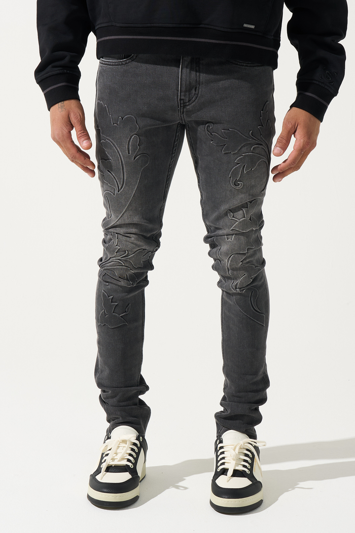 "ROME" Black Jeans