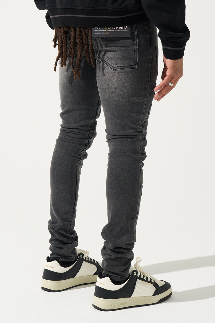 "ROME" Black Jeans
