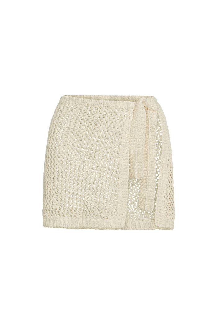 Santa Marta Sarong - Ivory Petit Crochet
