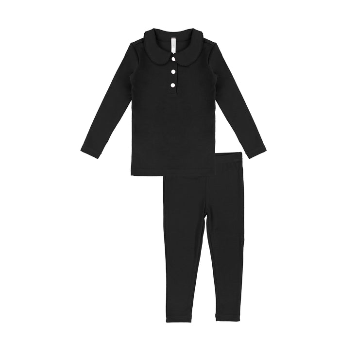 SCALLOP TRIM PAJAMAS