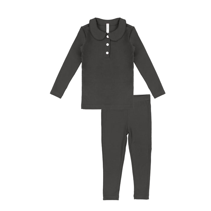 SCALLOP TRIM PAJAMAS