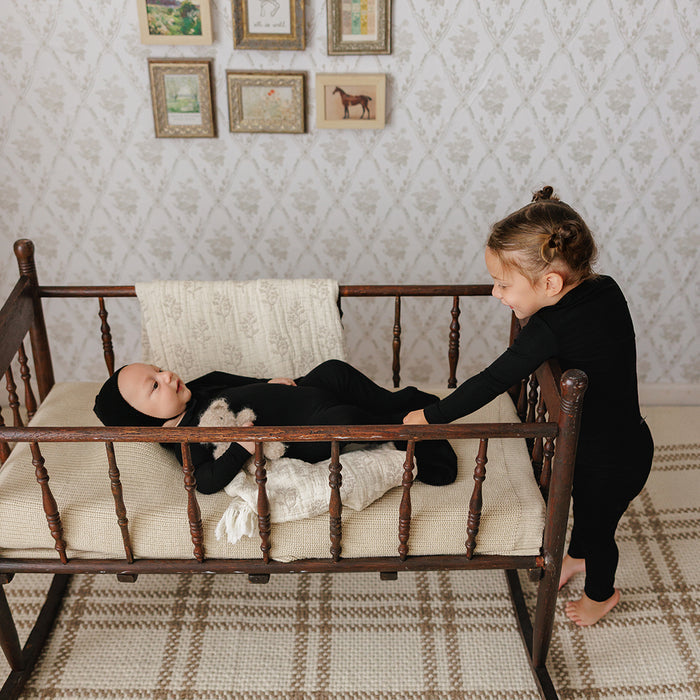SCALLOP TRIM PAJAMAS