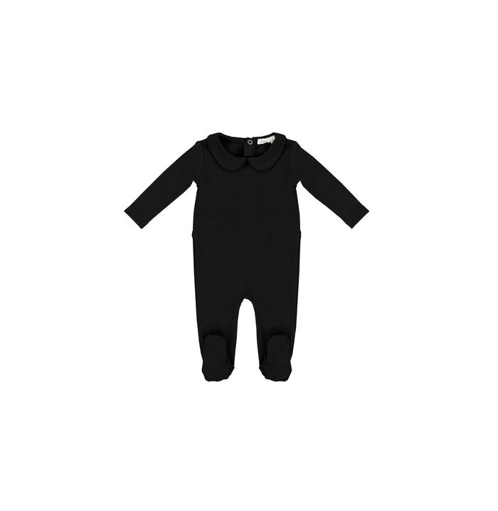 SCALLOPED COLLAR FOOTIE