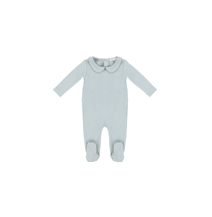 SCALLOPED COLLAR FOOTIE
