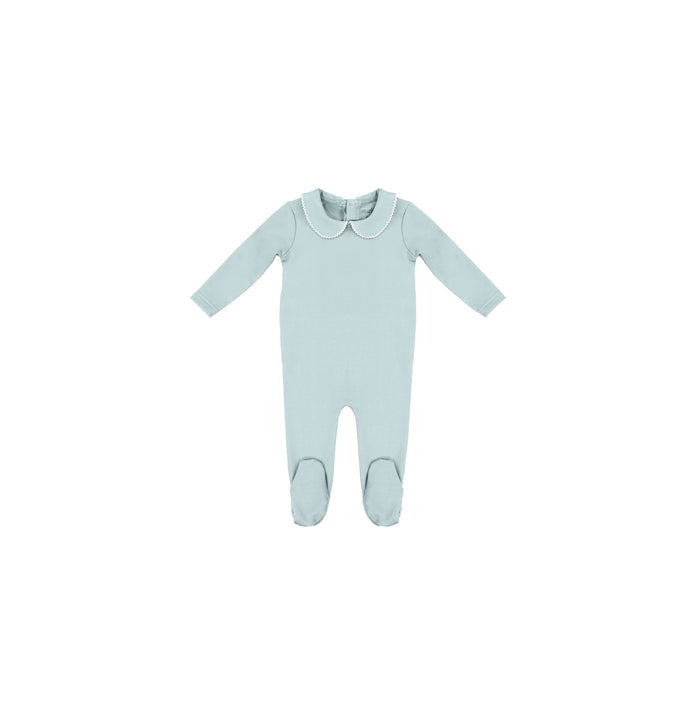 SCALLOPED TRIM FOOTIE