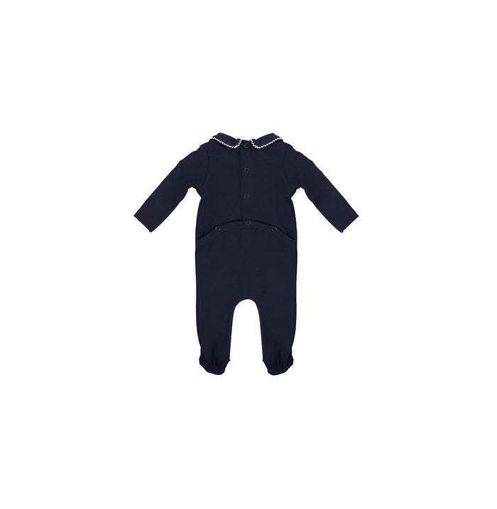 SCALLOPED TRIM FOOTIE