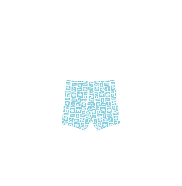 SEA SQUARE BABY SWIM SHORTS