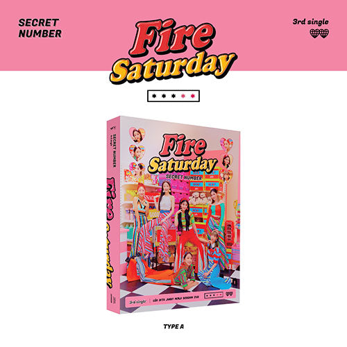 SECRET NUMBER - Fire Saturday 3rd Single Album - Standard Edition A version main image