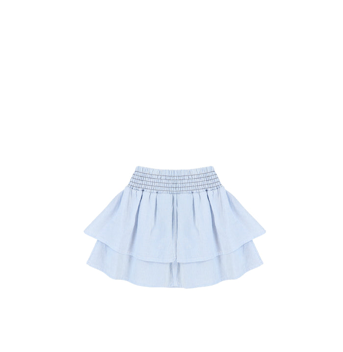 SEERSUCKER LAYERED SKIRT
