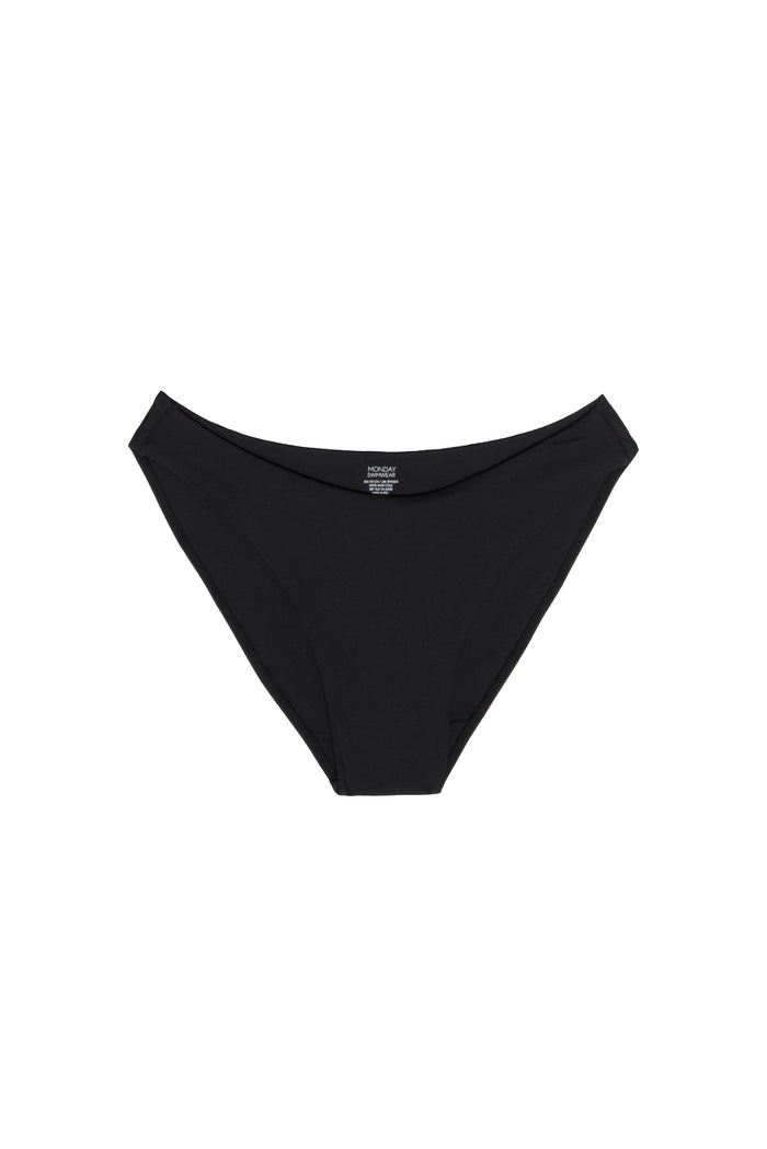 Seychelles Bottom - Black (Modest Coverage)