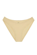 Front view of Seychelles Bottom in Raffia Crinkle showcasing textured raffia-crinkle fabric and moderate coverage with white background