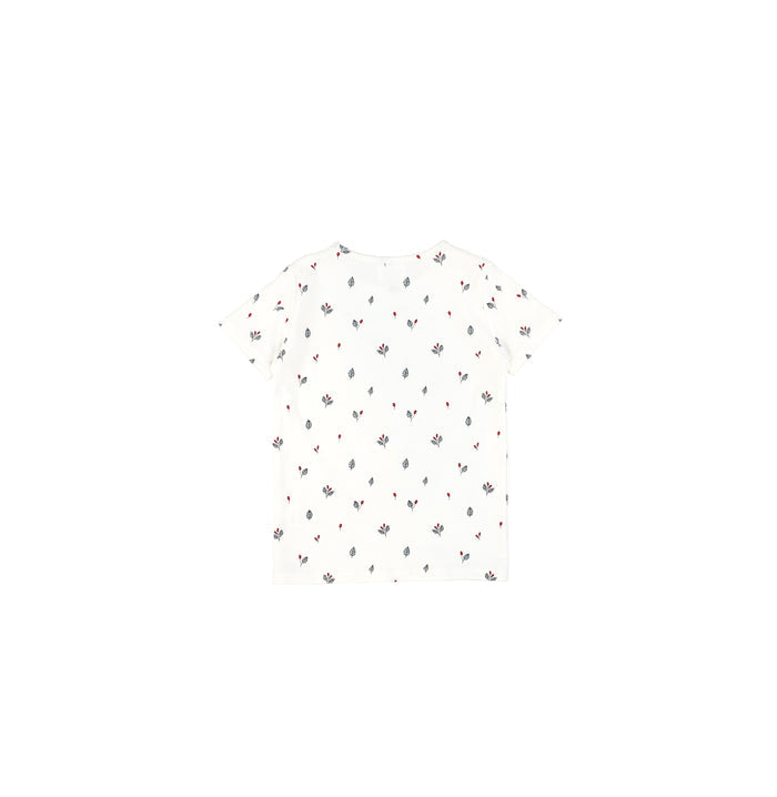 SHORT SLEEVES BUD PRINTED TSHIRT