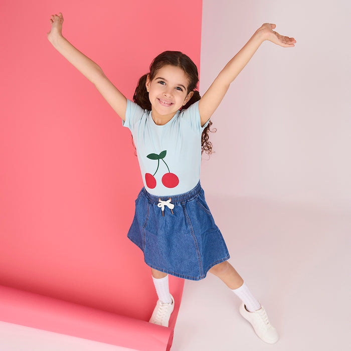 SHORT SLEEVES CHERRY TSHIRT