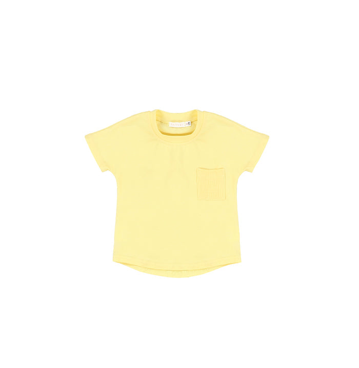 SHORT SLEEVES GAUZE POCKET TSHIRT