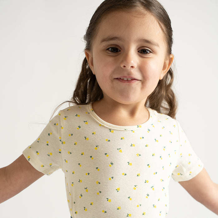 SHORT SLEEVES PETITE FLORAL TSHIRT