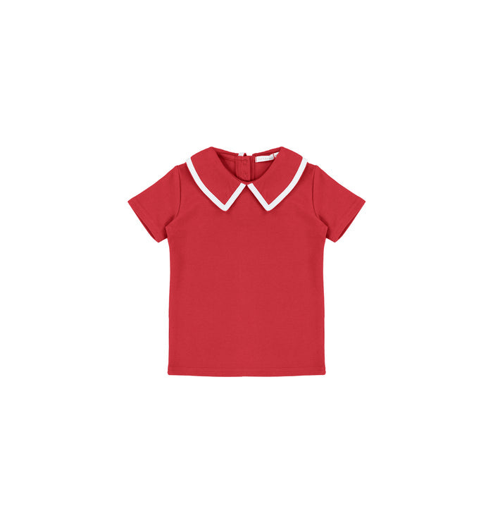 SHORT SLEEVES PIQUE TOP