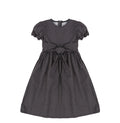 SHORT SLEEVES PRINTED TIE MAXI