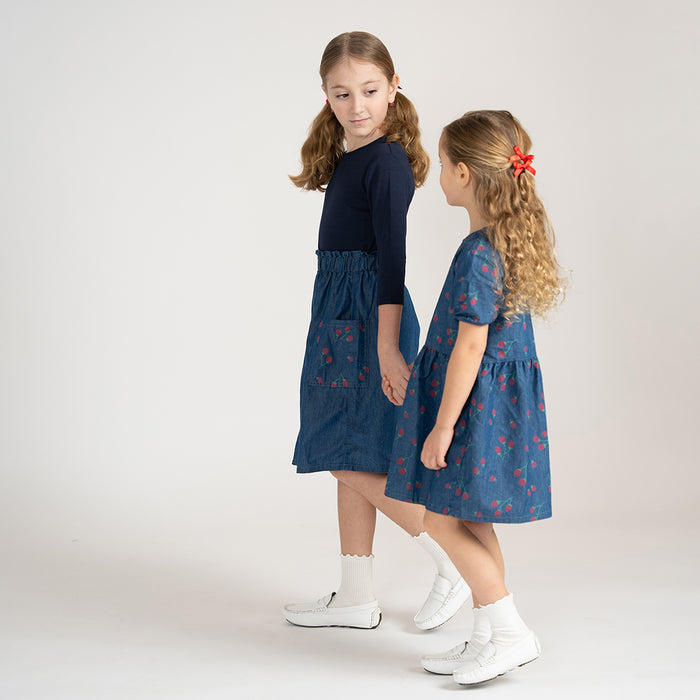 SHORT SLEEVES RASPBERRY DRESS