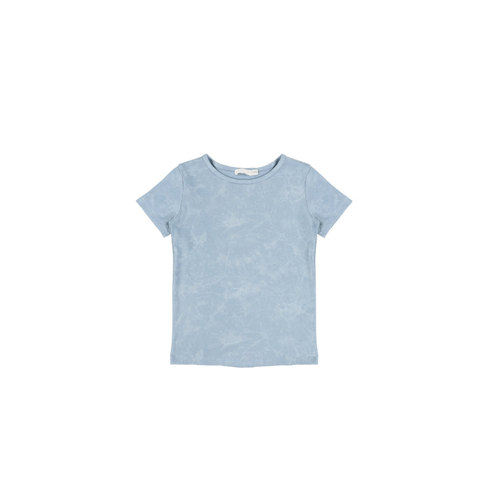 SHORT SLEEVES RIBBED WASH TSHIRT