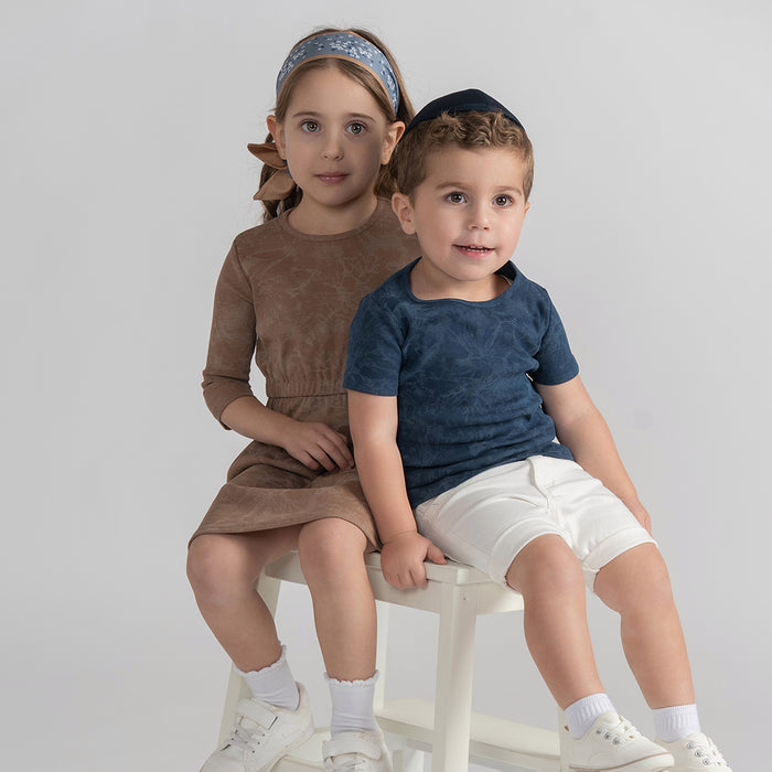SHORT SLEEVES RIBBED WASH TSHIRT