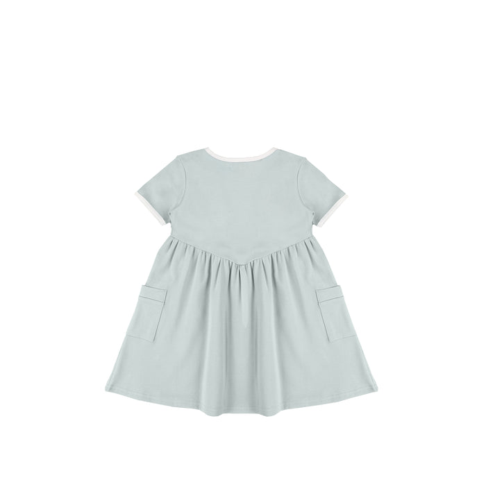 SHORT SLEEVES SMILEY DRESS