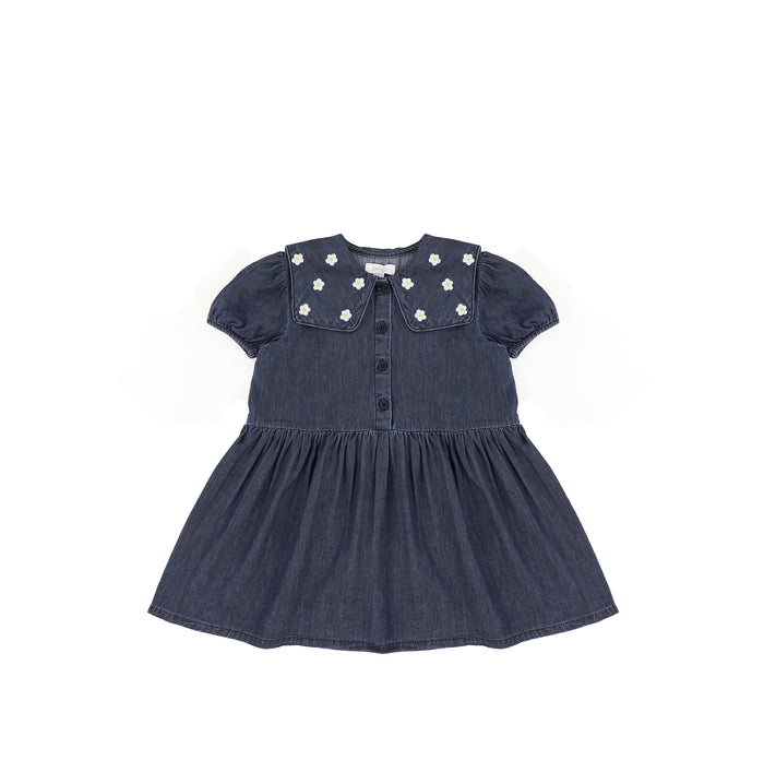 SHORT SLEEVES SUNFLOWER DRESS