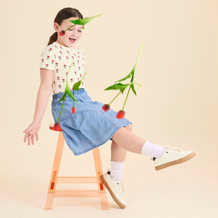SHORT SLEEVES TULIP TSHIRT