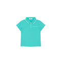 SHORT SLEEVES ZIPPER TRIM POLO