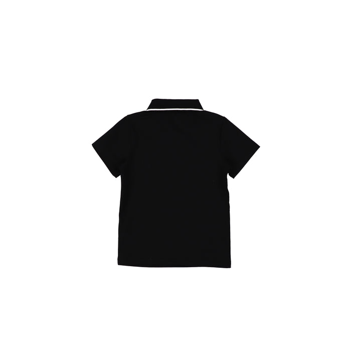SHORT SLEEVES ZIPPER TRIM POLO