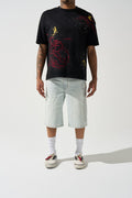 SIDE SCRIPT Light Denim Shorts