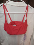 Small (4/6) Women's Bralette Bikini Top - Wild Fable™ Red: Comfort Stretch