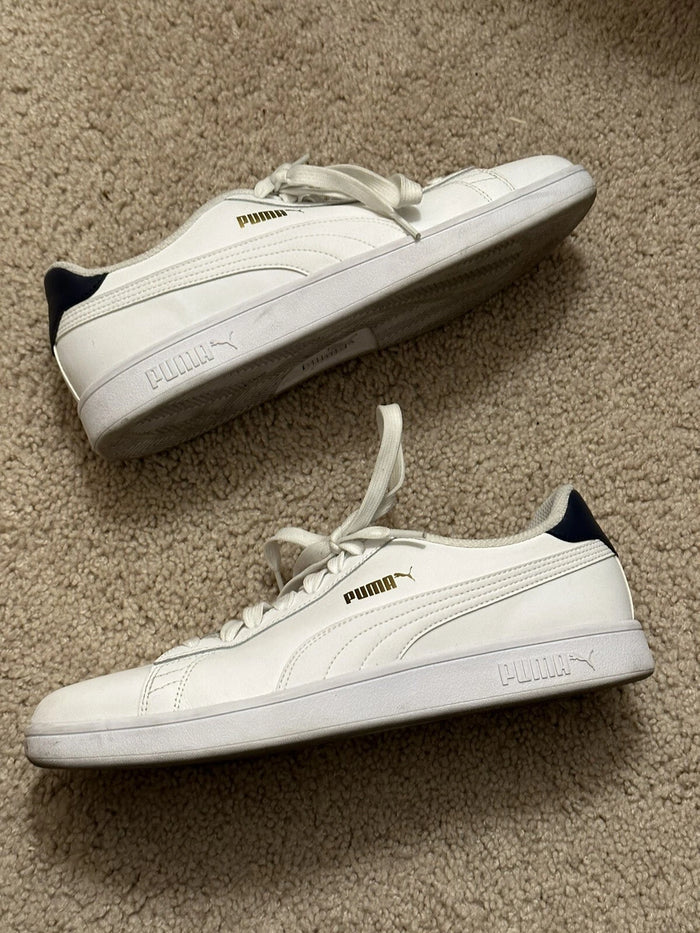PUMA Smash v2 Men's Sneakers – Classic Casual Low Top Shoes, Size 11