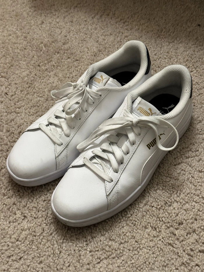 PUMA Smash v2 Men's Sneakers – Classic Casual Low Top Shoes, Size 11