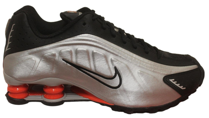 Nike Sneaker Shoe Shox R4 GS Youth New 39 40 Black Silver Orange - Image 1