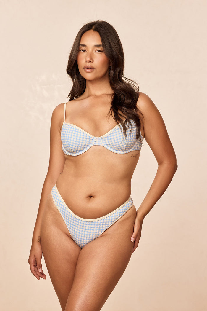 Somerset Bottom - Sky Gingham