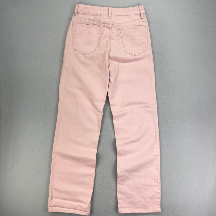 Song 90s Boyfriend Jeans Womens 5/27 Pink Loose Fit High Rise