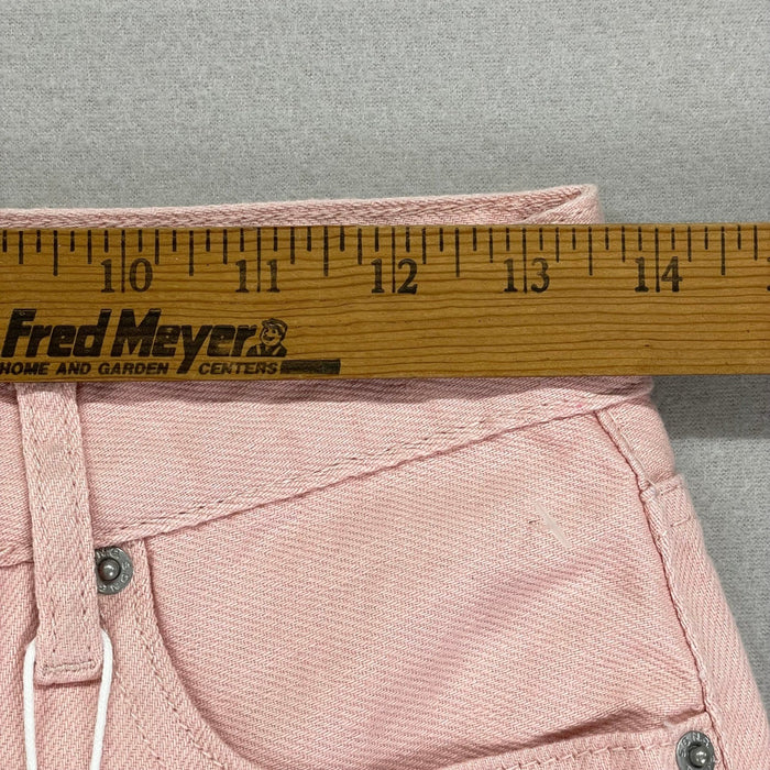 Song 90s Boyfriend Jeans Womens 5/27 Pink Loose Fit High Rise
