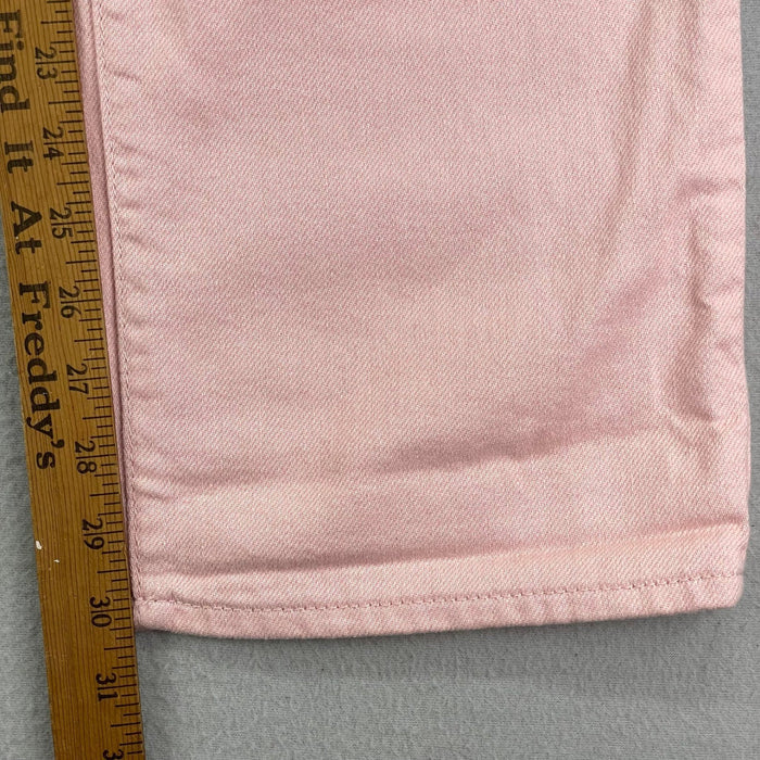 Song 90s Boyfriend Jeans Womens 5/27 Pink Loose Fit High Rise