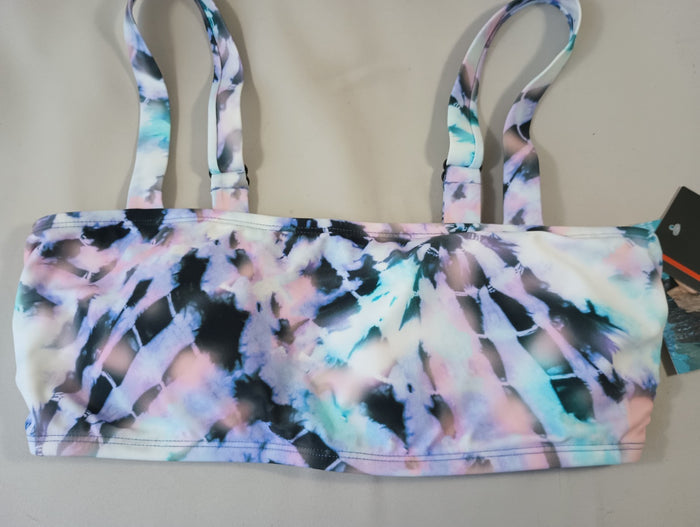 Sports Illustrated Misty Franklin Medium Bikini Swim Top Tie Dye Fast Ship