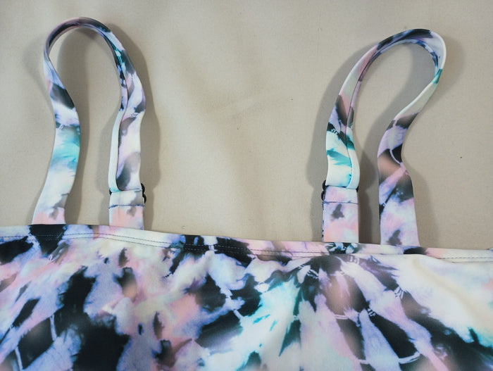 Sports Illustrated Misty Franklin Medium Bikini Swim Top Tie Dye Fast Ship