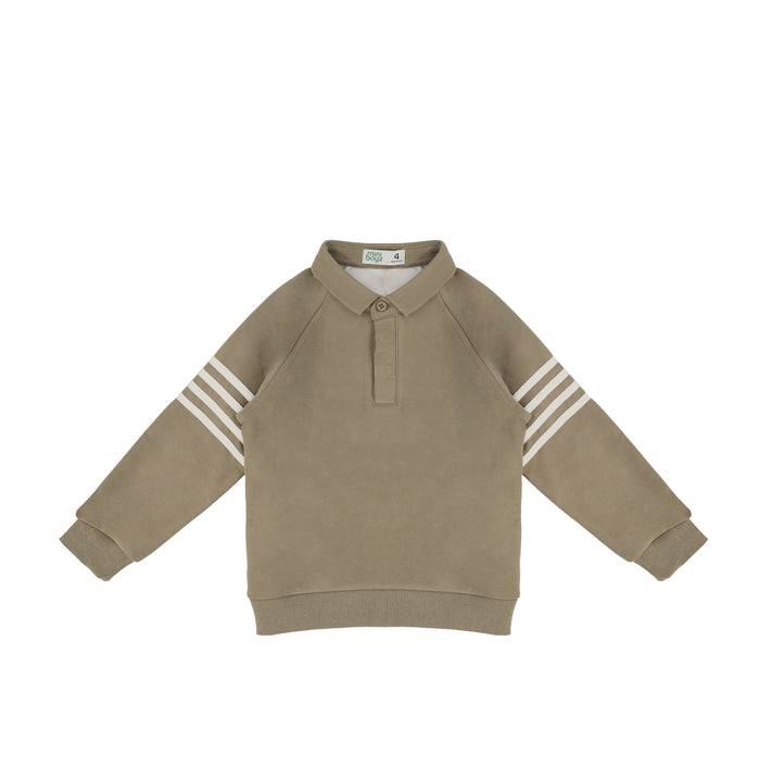 STRIPE SLEEVE POLO