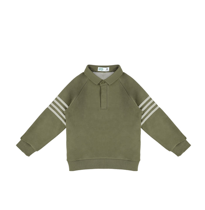 STRIPE SLEEVE POLO