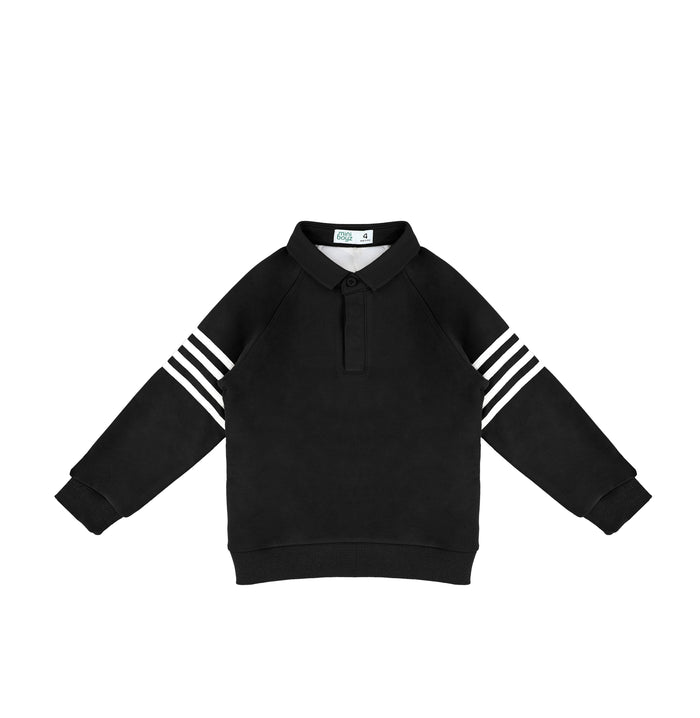 STRIPE SLEEVE POLO