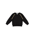 STRIPE TRIM SWEATSHIRT