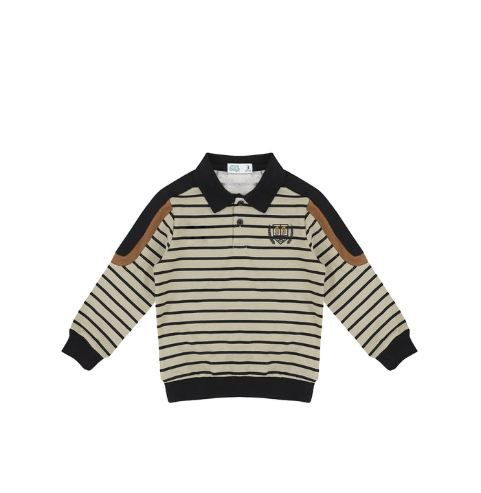 STRIPE VARSITY POLO