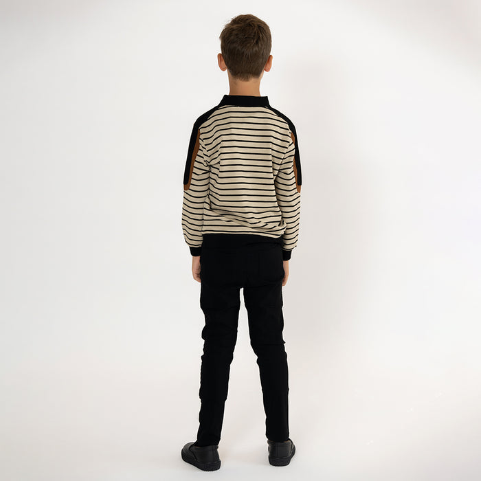 STRIPE VARSITY POLO