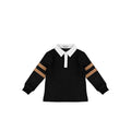 STRIPED SLEEVE POLO
