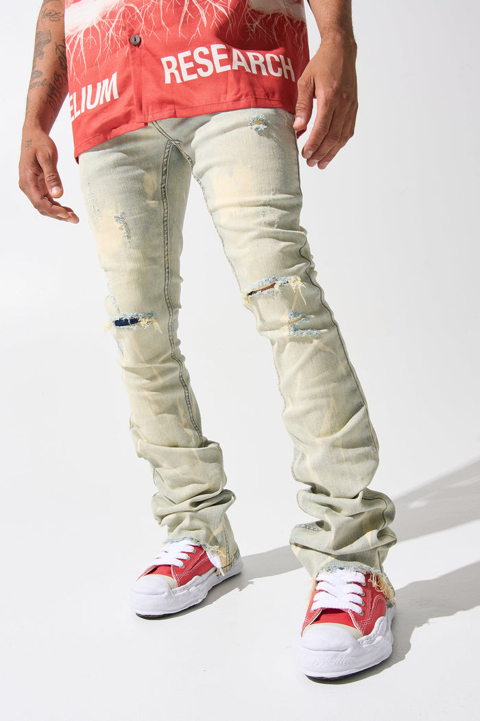 "SULFUR" Stacked Jeans