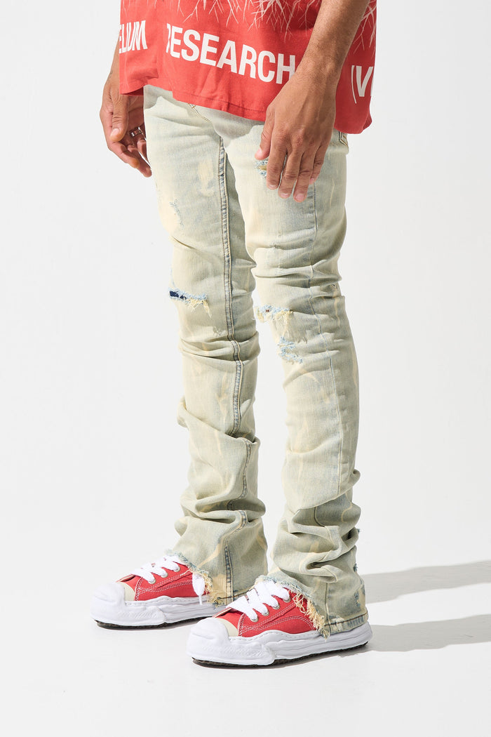 "SULFUR" Stacked Jeans